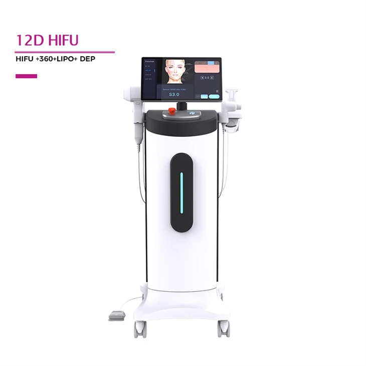 Vertical 12D HIFU Facial Machine